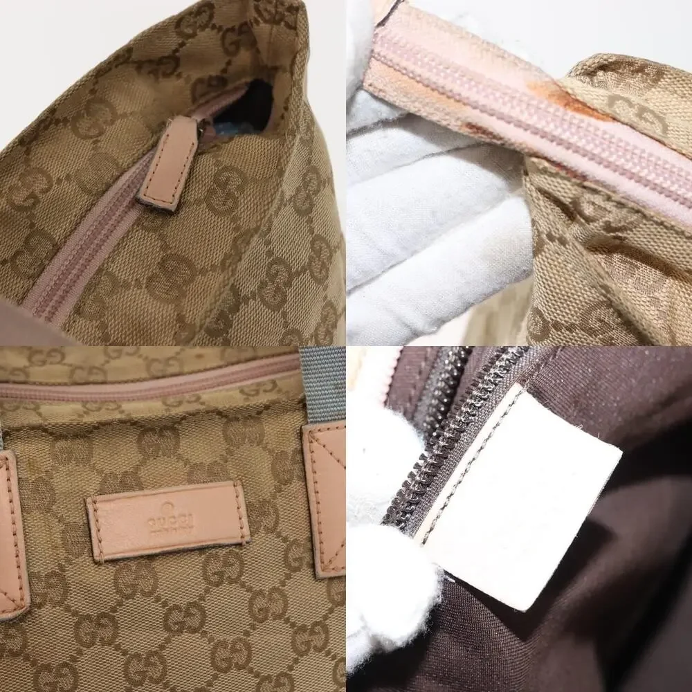 Gucci GG Canvas Tote Bag Beige